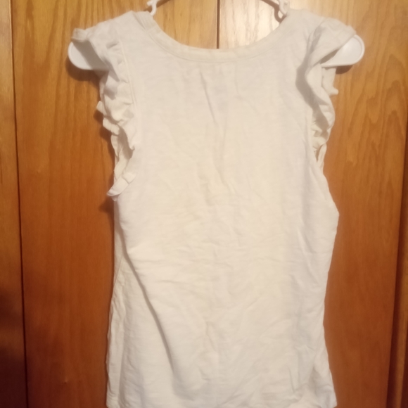 Universal Thread White Ruffle Tank Top - Picture 3 of 4